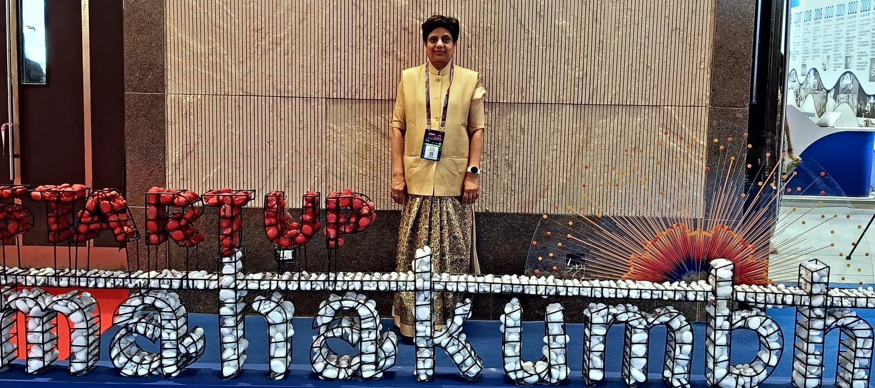 Prof. Anjali Puranik at Startup Mahakumbh 2025, New Delhi